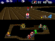 super mario kart on snes